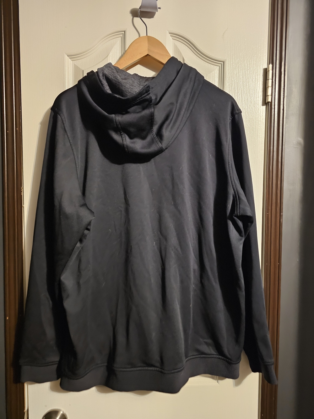 Under Armour Men's Black Hooded Pullover Sweatshirt - Picture 2 of 4
